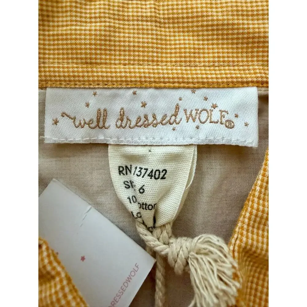 Well Dressed Wolf everyday button